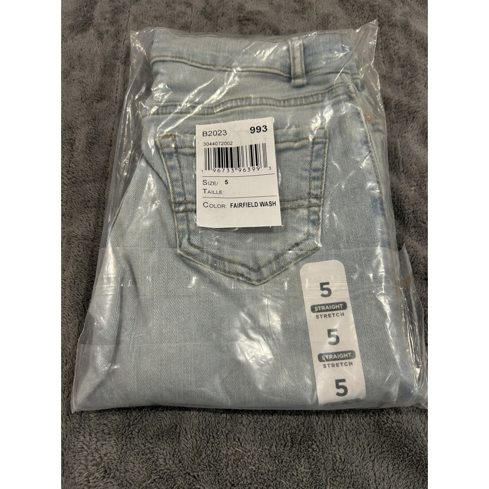 The Children's Place Jeans Boys Size 5 Fairfield Denim Straight Adjustable Waist - Picture 3 of 11
